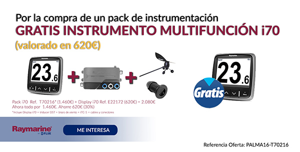 Por la compra de un pack de instrumentación gratis instrumento multifunción i70 (valorado en 620€)